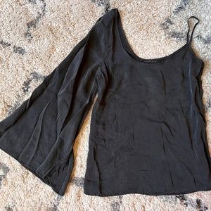 Blaque Label Silk One-Sleeved Top